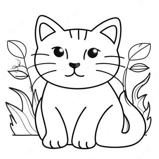 Catnap Coloring Page 4040-3210