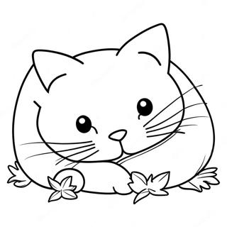 Catnap Coloring Page 4040-3211