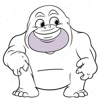 Grimace Shake Coloring Pages