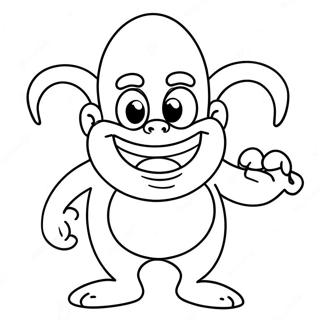 Grimace Shake Coloring Pages