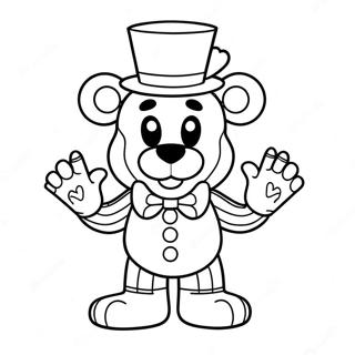 Funtime Freddy Ausmalbild 40423-31945