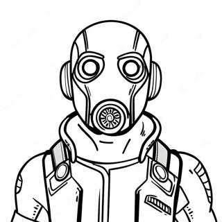 Borderlands Character Coloring Page 40453-31966