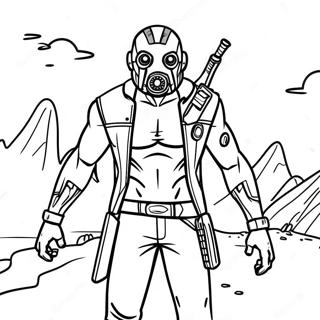 Borderlands Psycho Coloring Page 40454-31977