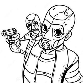 Borderlands Psycho Coloring Page 40454-31980