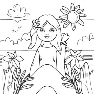 Colorful Journey Of Healing Coloring Page 4051-3235