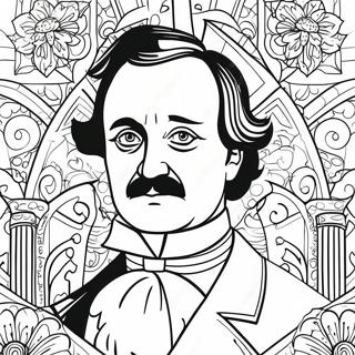 Edgar Allan Poe Coloring Pages