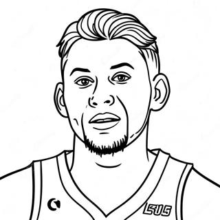 Luka Doncic Coloring Pages