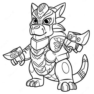 Lego Chima Characters Coloring Page 40554-32055