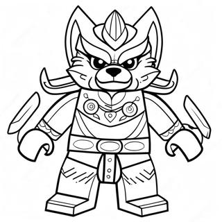 Lego Chima Characters Coloring Page 40554-32056