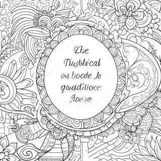 Colorful Spanish Bible Verses Coloring Page 40564-32049