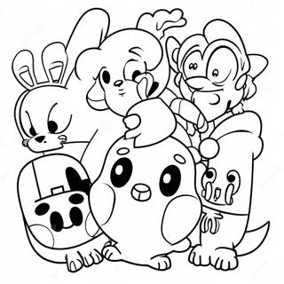 80s Cartoon Coloring Pages