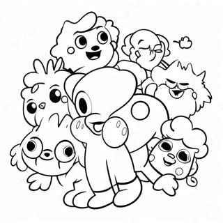 80s Cartoon Characters Coloring Page 40573-32059