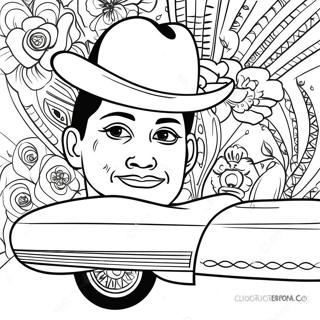 Old School Chicano Art Coloring Page 40583-32086