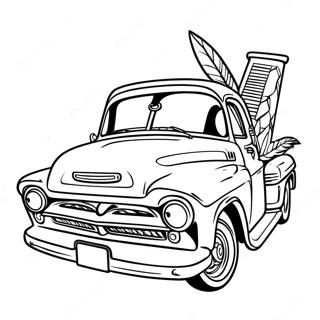 Old School Chicano Art Coloring Page 40583-32087