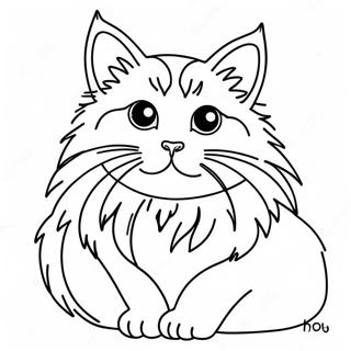 Ragdoll Cat Coloring Pages