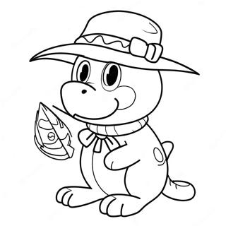 Hooky Coloring Pages