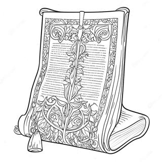 Torah Coloring Pages