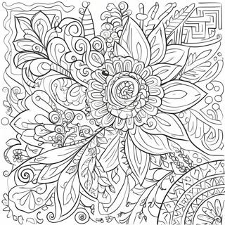 Ukrainian Folk Art Coloring Page 40653-32132