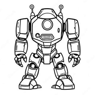 Mech Coloring Pages