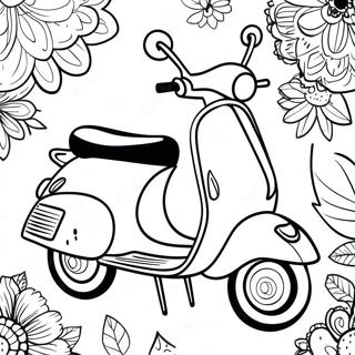 Scooter Coloring Pages