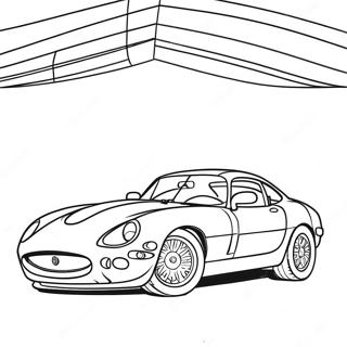 Jaguar Car Coloring Page 40733-32193