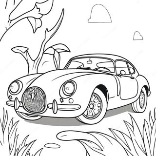 Jaguar Car Coloring Page 40733-32194