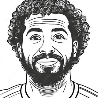 Page À Colorier De Mo Salah 40763-32224