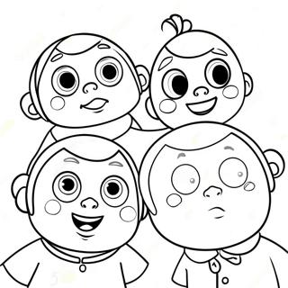 Sturniolo Triplets Silly Faces Coloring Page 40784-32226