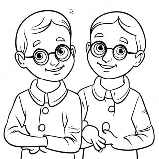 Sturniolo Triplets Silly Faces Coloring Page 40784-32228