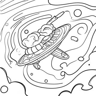 Milky Way Coloring Pages