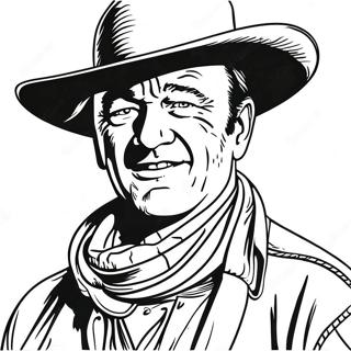 John Wayne Coloring Page 40863-32286