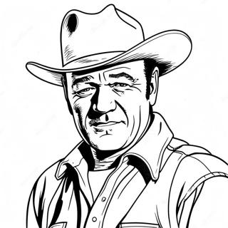 John Wayne Coloring Page 40863-32288