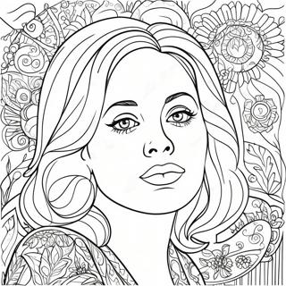 Adele Coloring Pages