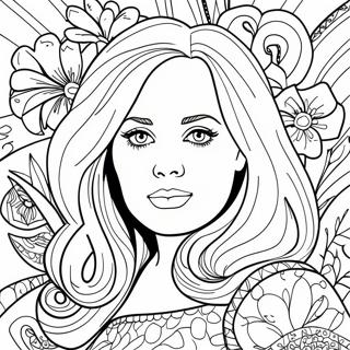 Adele Coloring Page 40873-32307