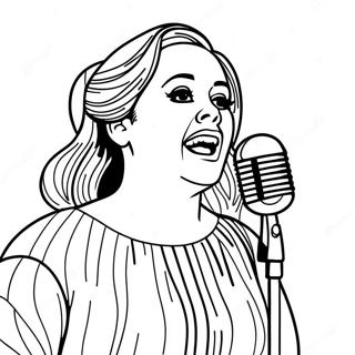 Adele Coloring Pages