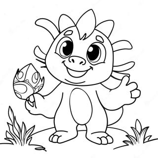 Wallykazam Magical Creatures Coloring Page 40894-32313