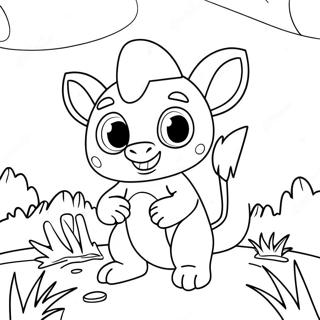 Wallykazam Magical Creatures Coloring Page 40894-32315