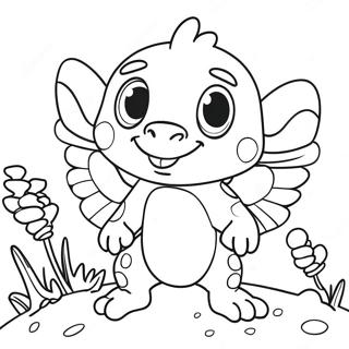 Wallykazam Magical Creatures Coloring Page 40894-32316