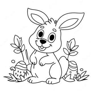 Bluey Easter Coloring Pages