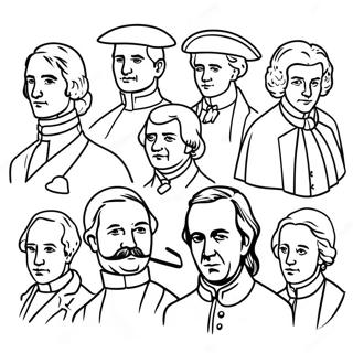 Historical Figures Coloring Pages