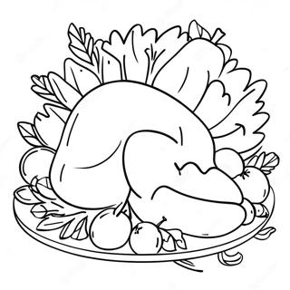 Kleurplaat Van Het Thanksgiving-Feest 40973-32387