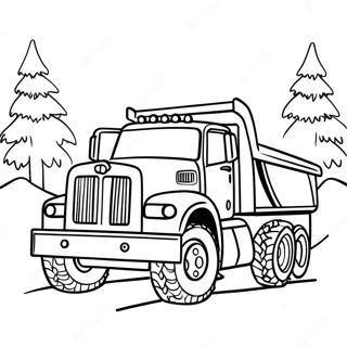 Snow Plow Truck Coloring Page 40993-32382