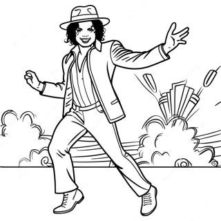 Bad Michael Jackson Coloring Pages