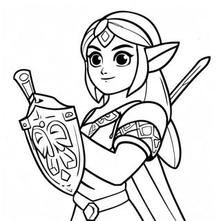 Guardian Zelda Breath Of The Wild Coloring Pages