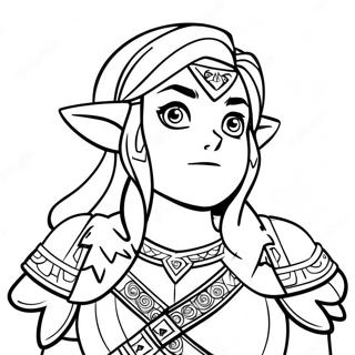 Koruyucu Zelda Breath Of The Wild Boyama Sayfası 41043-32448