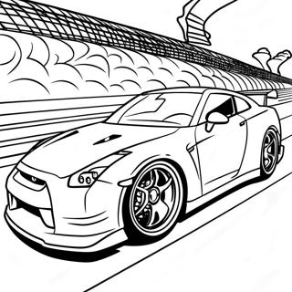 Gtr R35 Piste Yarış Boyama Sayfası 41054-32442