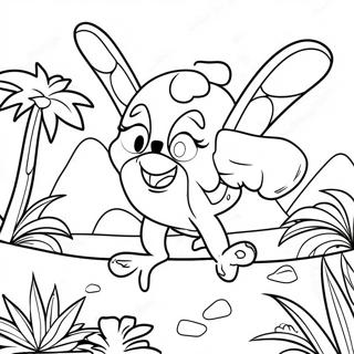 Sparkling Jewel Rio Adventure Coloring Page 41074-32450