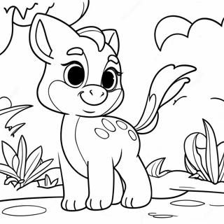 Sparkling Jewel Rio Adventure Coloring Page 41074-32451