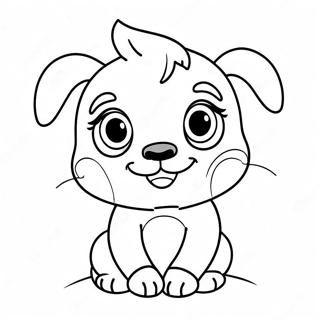 Cute Preston With A Smile Coloring Page 41094-32467