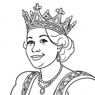 Queen Coloring Pages